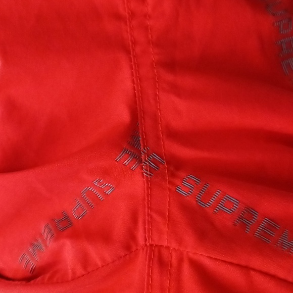SUPREME REFLECTIVE text track pants size XL orange - Picture 15 of 16